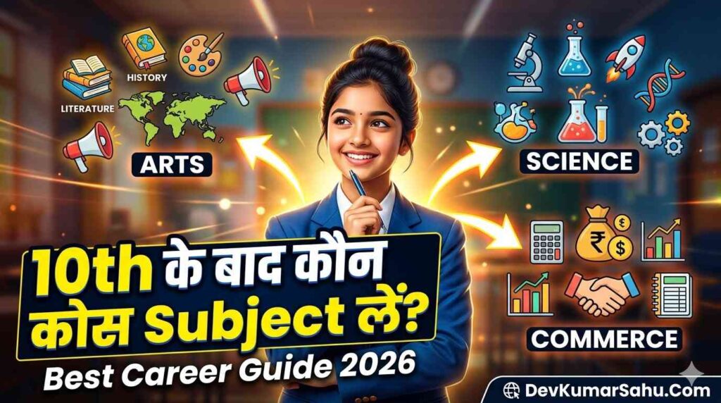 10th के बाद कौन सा Subject लें? Career Guide