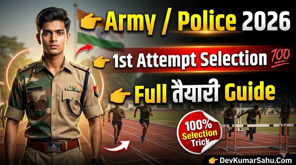 Army / Police में कैसे जाएं 2026