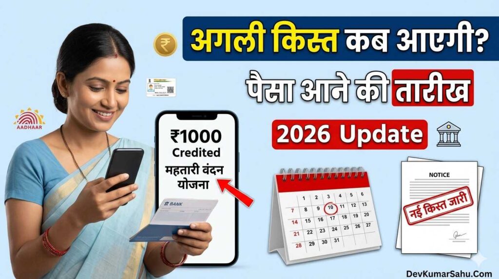 महतारी वंदन योजना की अगली किस्त कब आएगी?