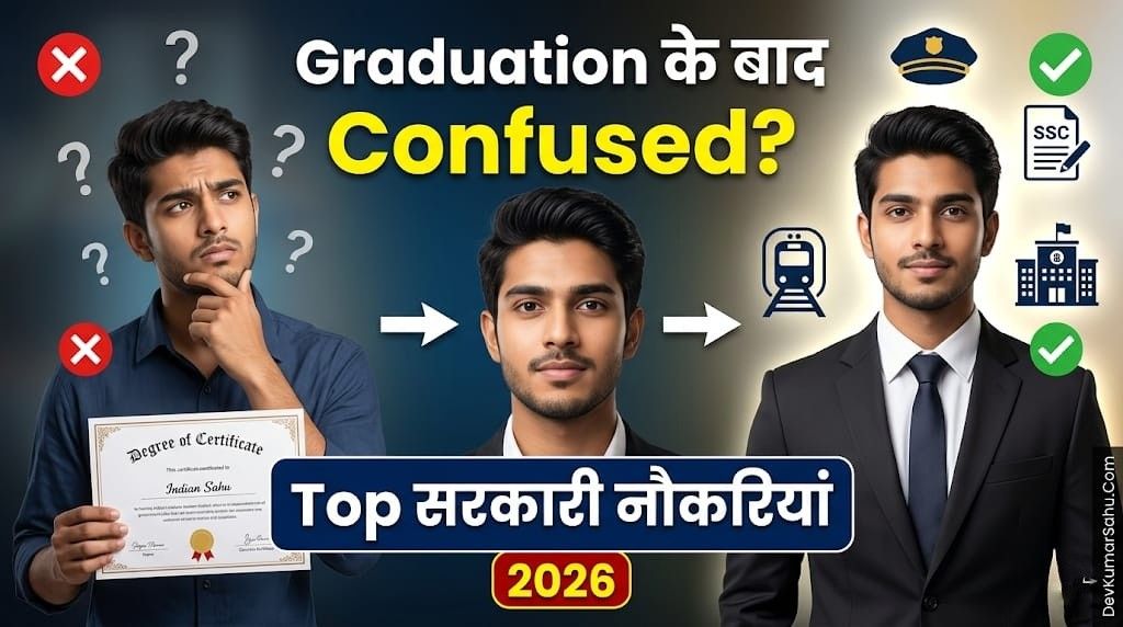 Graduation के बाद कौन सी सरकारी नौकरी करें 2026