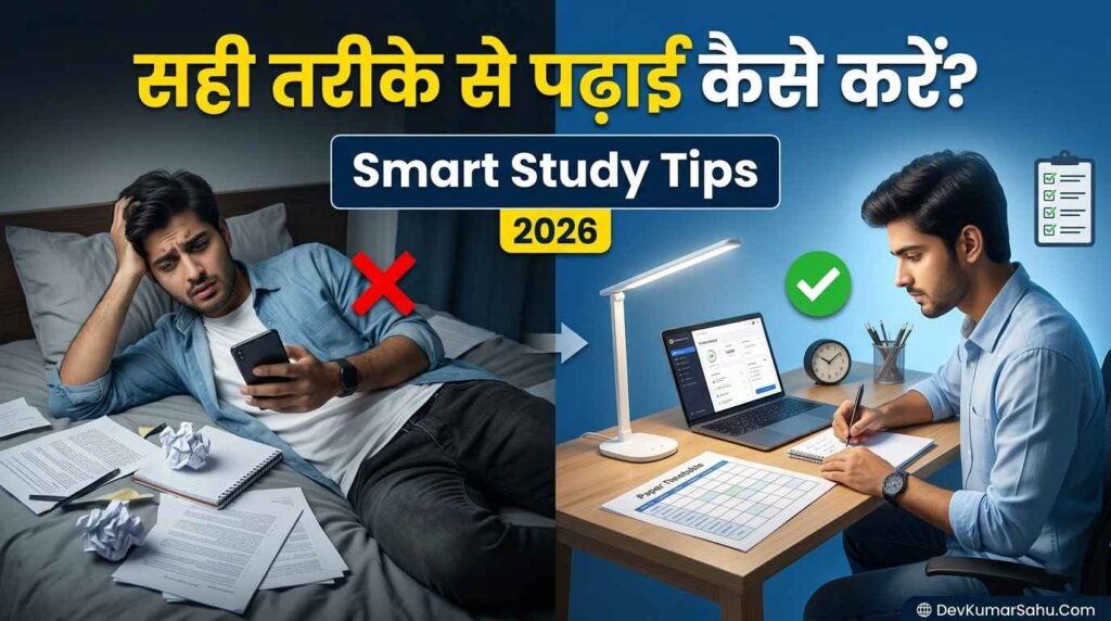 पढ़ाई करने का सही तरीका 2026