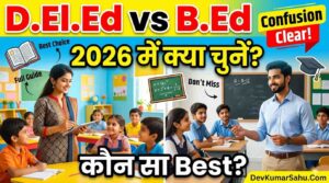 D.El.Ed या B.Ed कौन सा कोर्स करें? 2026 में सही चुनाव कैसे करें?